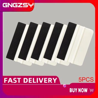 5Pcs Vinyl Wrap Auto Viltje Schraper Voertuig Accessoires Window Tint Film Installeren Tool Auto Car Wrapping Tool A43