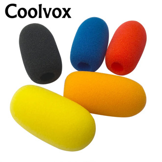 5pcs Wired Wirless Conference Microphone Windscreen Foam Sponge Cover for Lapel microphone , Inner Diameter:1cm (about .0.39")