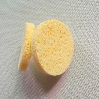 5Pcs Zachte Houtpulp Spons Cellulose Comprimeren Cosmetische Puff Facial Spons Gezichtsverzorging Reiniging Makeup Remover Gereedschap 1stk 8CM
