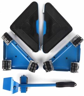 5Pcs Zware Meubels Vervoer Metalen Ijzeren Driehoek Roller Move Huis Set Meubelen Mover Tool Set Removal Lifting Moving Tool