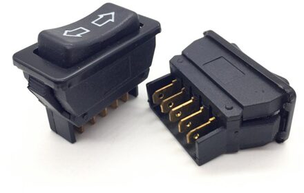 5Pin 12 Tot 24V Zwarte Auto Power Window Switch Met Lamp Plastic Professionele Elektronische Componenten Universele Voor Auto 1 stuks