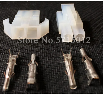 5set 2 Hole 2 Way Pin Female And Male Big Tamiya Connector Set Kits Large Tamiya Set L6.2 6.2MM Socket Plug