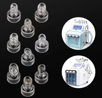 5Set 9PCS/Set Hydra Facial Device Tips Head Replacement For Water Oxygen Dermabrasion Machine Skin Cleansing Peeling Instrument