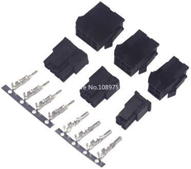 5Set Molex 3.0mm plug-in male female aerial mating connector (43025 plug+43020 female shell + terminal) MX3.0 2*1/2/3/4/5/6/7/8P