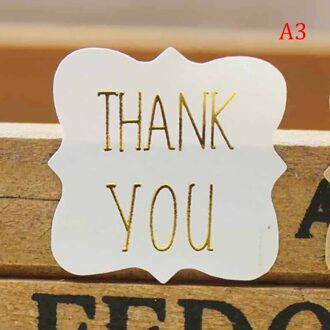 5Sheets = 100 Stks/partij Dank U, Handgemaakt Met Liefde, verklaring Brief Polygon Kraftpapier Zelfklevende Stickers Verpakking Label A3