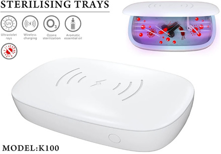 5V 10w Ultraviolet Disinfection Box Multifunctional Wireless Fast Charging UV Sterilization Box With Aromatherapy Esterilizador