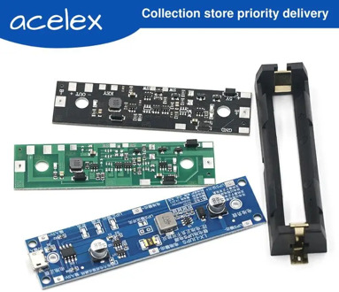 5V/12V 18650 Lithium Battery Boost Step Up Module Charge Discharge the Same Time UPS Protection Board Charger Circuit Li-ion
