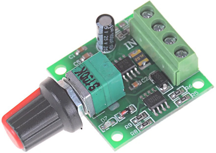 5V 12V 30W 2A DC 1.8V -15V PWM Motor Speed Controller Regulator Low Voltage Fan Speed Control Switch PWM Adjustable Drive