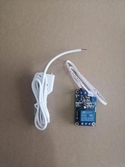 5V 12V Water Leakage Sensor Relay Module Water Leaking Flood Overflow Detector with Cable for Smart Home Security