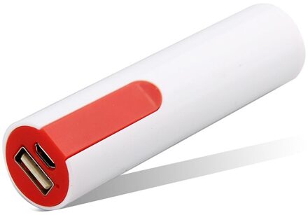 5V Usb Draagbare Power Bank Case Kit 18650 Batterij Lader Diy Box Voor Mobiele Telefoon rood