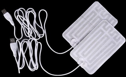 5V Usb Koolstofvezel Verwarming Pad Handwarmer Usb Verwarming Film Elektrische Winter Infrarood Koorts Warmte Mat 8x13cm
