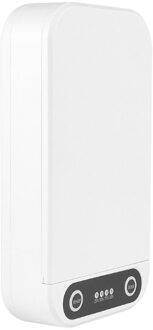 5V Uv Licht Telefoon Sterilisator Box Sieraden Telefoon Gezichtsmasker Cleaner Personal Sanitizer Desinfectie Kast Aromatherapie UVC-LED nee draadloze Charge