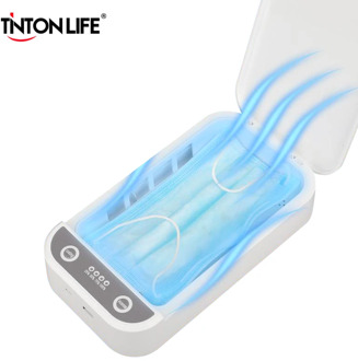 5V UV Phone Sterilizer Box Jewelry Phones Cleaner Personal Sanitizer Disinfection Cabinet with Aroma Esterilizador For Mask