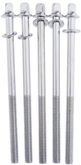 5x 100Mm Drum Trekstangen W/Ringen Voor Tom Drum Bouwen Onderdelen