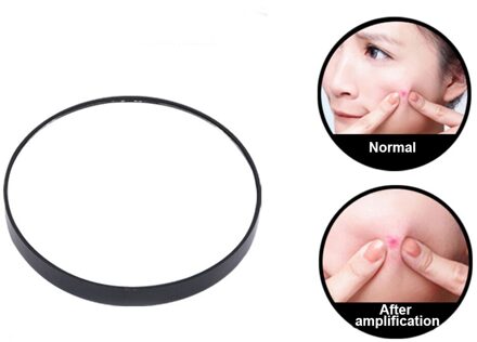 5X 10X Lichtgewicht Cosmetica Tool Ruimtebesparend Mini Zuignap Thuis Vergrootglas Ronde Glad Oppervlak Auto Make-Up Spiegel Draagbare 1stk
