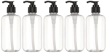 5X 200Ml Zeepdispenser Plastic Schuimende Fles Vloeibare Pomp Container