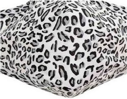 5x Beschermende mondkapjes wit met panterprint - Gezichtmaskers - Mondmaskers/mondkapjes