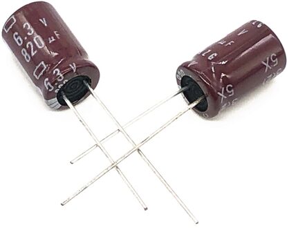 5x Elektrolytische Condensator 820Uf 6.3V 105 ° C