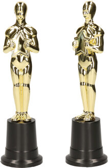 5x Gouden Award beeldje 22cm