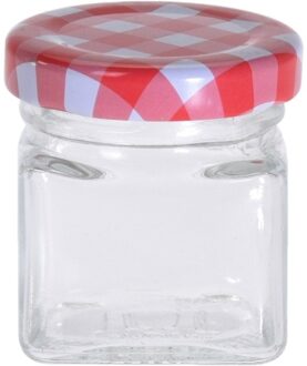 5x Inmaak/weckpot 50 ml met draaideksel - Action products