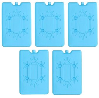 5x Koelelementen fel blauw 16 cm - Action products
