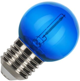 5x Kogellamp Blauw | LED Filament 0,6W | Grote fitting E27 Plastic