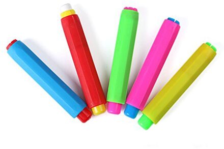 5X Krijt Houder Case Cover Voor Plastic School Verstelbare Vervanging Krijt Deksel Kleur Willekeurige