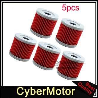 5x Olie Filter Voor 150cc 200cc 250cc Lifan Zongshen Loncin CB250 Atv Dirt Bike Pit Quad Motocross Motorfiets