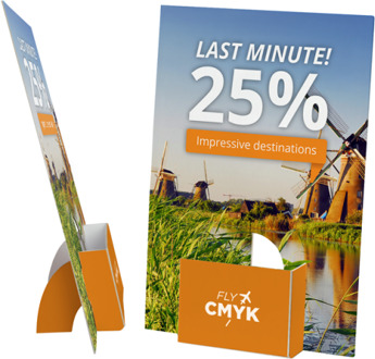 5x pancartes bedrukken - baliedisplay A5 formaat bestellen (5 st) drukken
