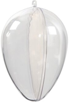 5x Plastic ei hobby/knutsel materiaal 9 cm - Paaseieren maken