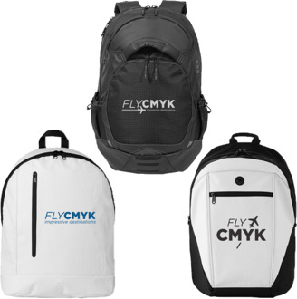 5x rugzak met logo (5 st) drukken