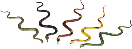 5x stuks plastic slangen van 35 cm