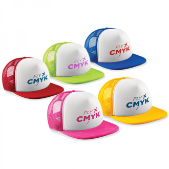 5x vintage cap met logo (5 st) drukken