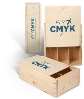 5x wijnkist bedrukken - unieke wijnkist met logo (5 st) drukken