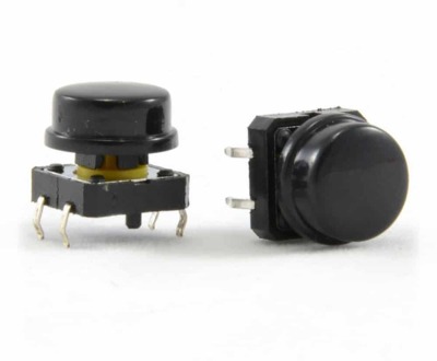 5x Zwart Omron Knop B3F Sleutel 12Mm