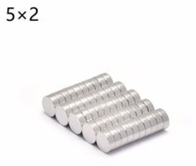 5x2 500 STKS disc D5 * 2 MM pull force 0.4 kg sterke neodymium ndfeb permanente rare aarde magneet fasterners 5mm x 2mm