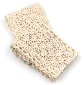 5Yards Kant Trims Hometexile Versiering Handgemaakte Beige Diy Lichtgewicht Taaiheid Decoratie Lint Kleding Accessoires