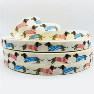 5Yards/Lot 15Mm Handgemaakte Afdrukken Heerser Lint Katoen Lint Voor Naaien Stof Kerst Decoratie