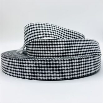 5Yards/Lot 25Mm Katoen Plaid Lint Grid Gedrukt Lint Voor Thuis Bruiloft Kerst Decoratie Diy Cadeaupapier 03