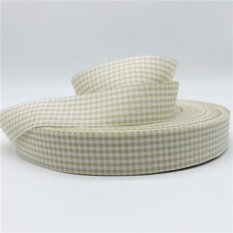 5Yards/Lot 25Mm Katoen Plaid Lint Grid Gedrukt Lint Voor Thuis Bruiloft Kerst Decoratie Diy Cadeaupapier 09