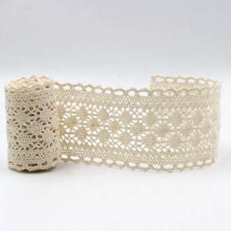 5Yards Patchwork Taaiheid Kleding Accessoires Beige Hometexile Versiering Katoen Handgemaakte Diy Decoratie Kant Versieringen Lint