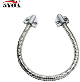 5YOA Deur Loop Elektrische Blootgesteld Montage bescherming mouw Toegangscontrole Kabel Lijn voor Controle Lock Deurslot rvs