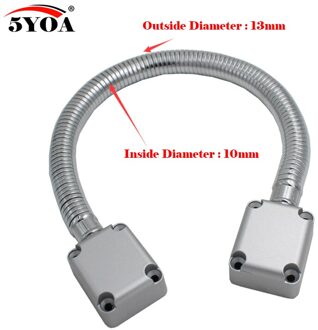5YOA Deur Loop Elektrische Kabel Lijn voor Controle Lock Deurslot rvs Blootgesteld Montage bescherming mouw Toegangscontrole