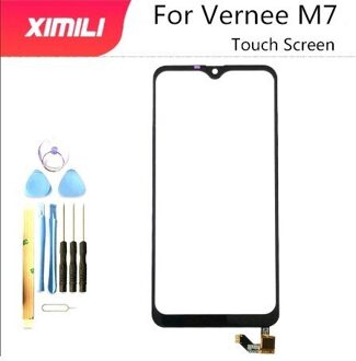 6.1 ''Touch Screen Voor Vernee M7 Touch Screen Glas Sensor Digitizer Panel Lens Glas Repari Voor Glas + Gereedschap zwart met Tools