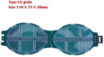 6/10/12 vissen Lokken Vakken Storage Case Doos Plastic Vissen Lokken Spoon Hook Bait Tackle Box Pesca isca Vishaak Doos 12 grids