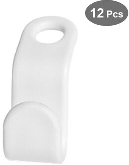 6/12/24 Stuks Verbinden Haken Voor Hanger Garderobe Kast Sluit Haken Rails Storage Organzier Haak Kleerhanger Koppelen Haken 12stk
