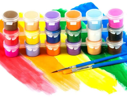 6/12 Colors Acrylic Paint DIY Handmade Painting Art Materials Wall Plaster Statue Graffiti Children's Painting Paint By Number