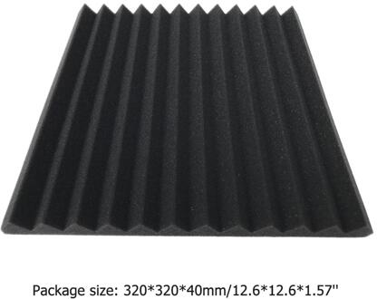 6/12 Pcs 300X300X25 Mm Geluiddichte Schuim Panelen Absorptie Spons Geluid Stop Absorptie Spons Drum kamer Accessoires Katoen Board 25mM 6stk