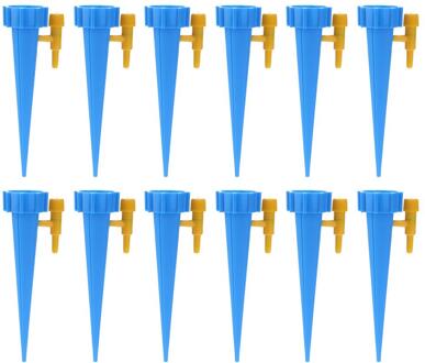 6/12Pcs Automatische Drip Watering Spike Automatische Bloem Plant Tuin Irrigatie Kit Verstelbare Water Self-Watering Apparaat blauw 12stk