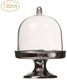 6/12Pcs Plastic Candy Wedding Box Candy Doos Plastic Snoep Lade Dozen Huwelijkscadeau Dozen Verpakking dozen Voor Party C 12stk